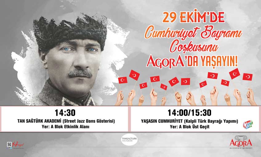 Agora Alışveriş Merkezi’nde 29 Ekim Coşkusu