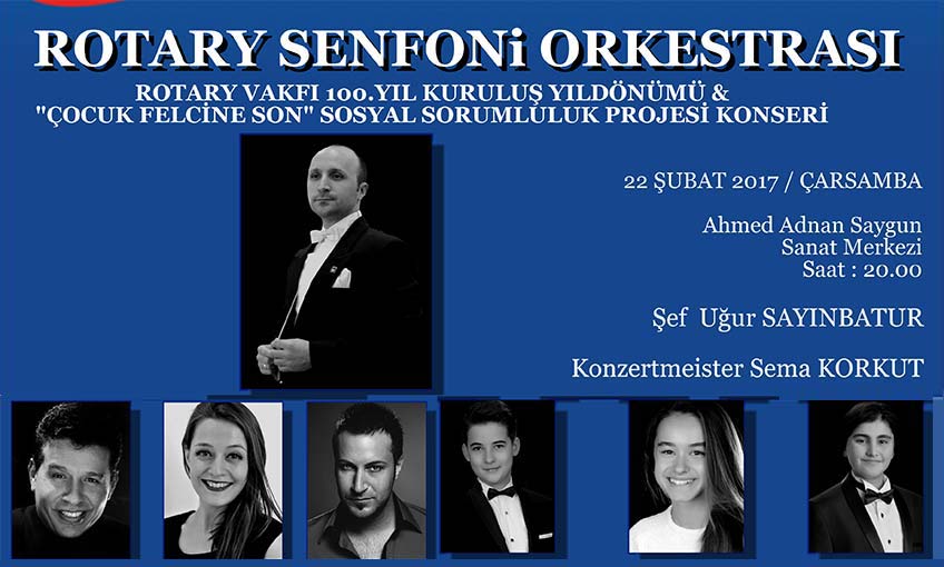 100. Yılını Rotary Senfoni Orkestrası İle Kutluyor