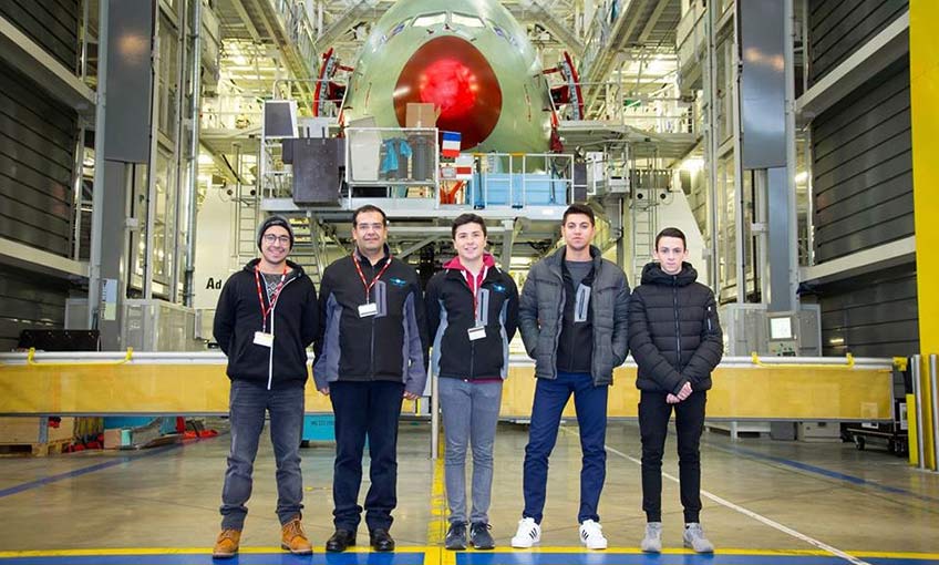 Havajet öğrencileri Airbus stajindan mutlu döndü
