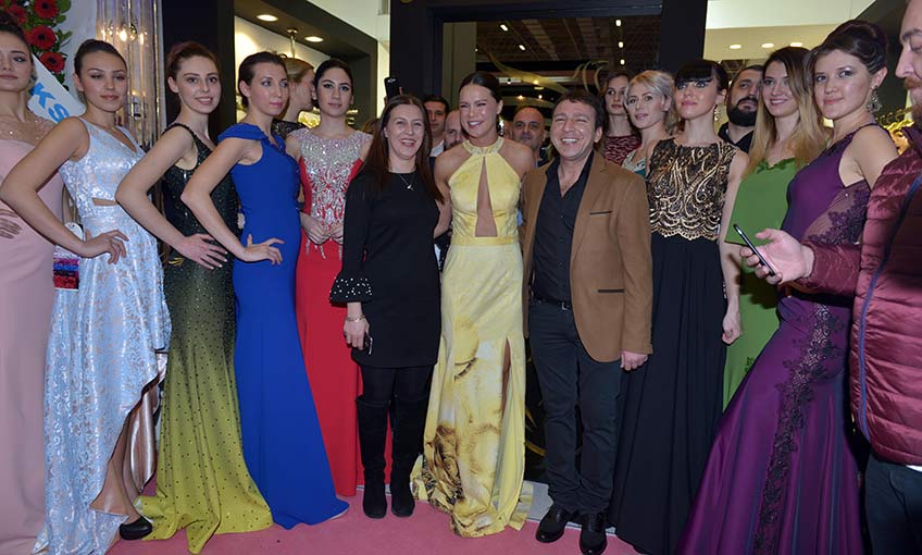 Ebru Şallı'ya özel abiye