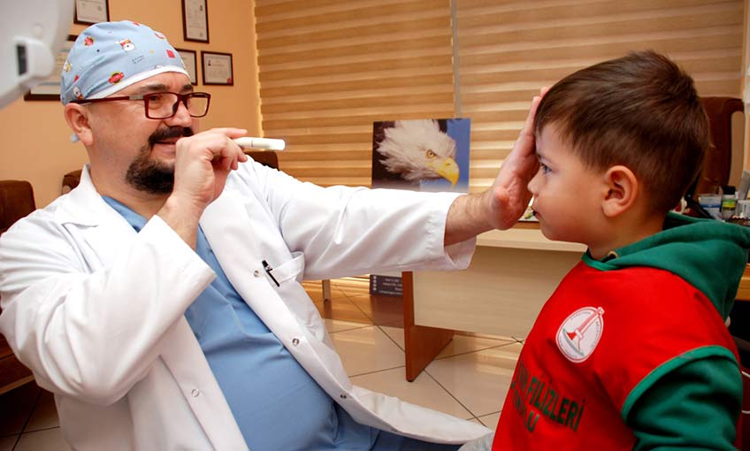 Minikler Atagöz’de Göz Taramasından geçti