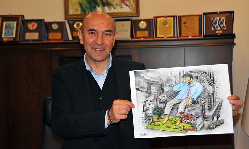 Sakinliği çizdiler