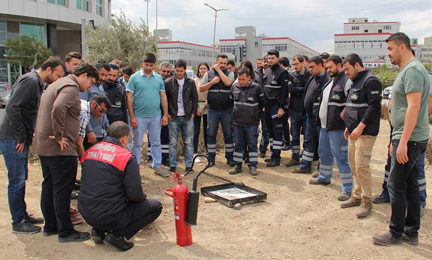 İzmir Doğalgaz’a yangın eğitimi