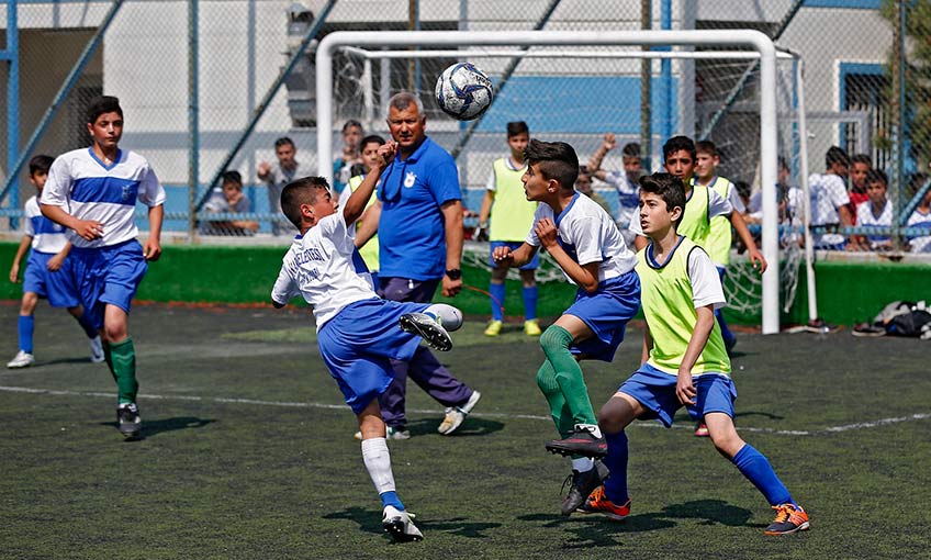 Minik futbolcular göz doldurdu