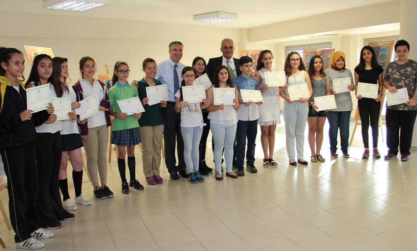 Çevreci resimler ödüllerini aldı