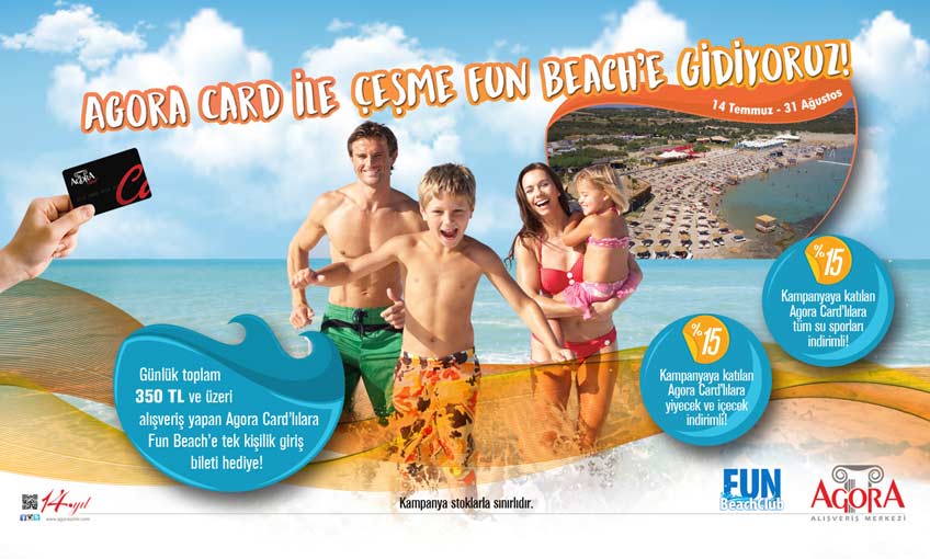 Agora Card ile Fun Beach’e Gidiyor!