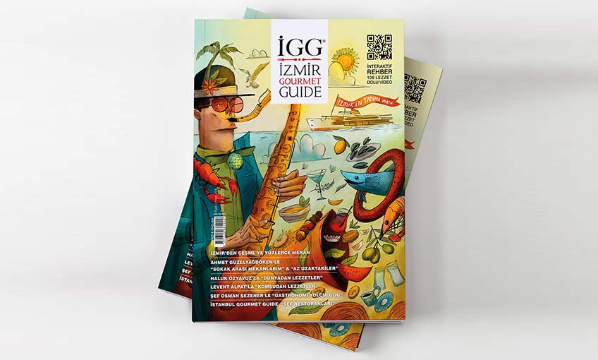 İzmir Gourmet Guide 8. Sayısı Kitap Marketlerde