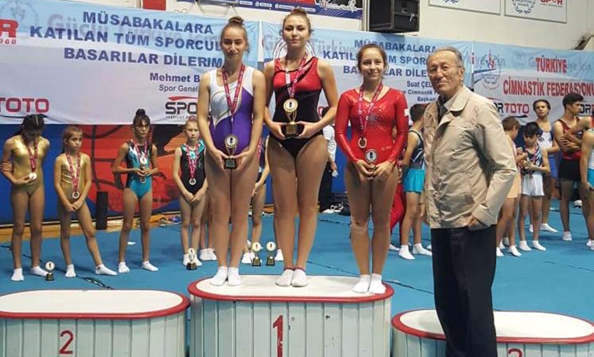 Trampolin cimnastiğe Bornova damgası