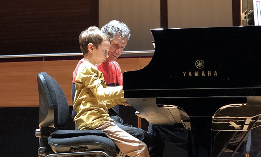 Chick Corea ile çalan küçük piyanistin büyük heyecanı
