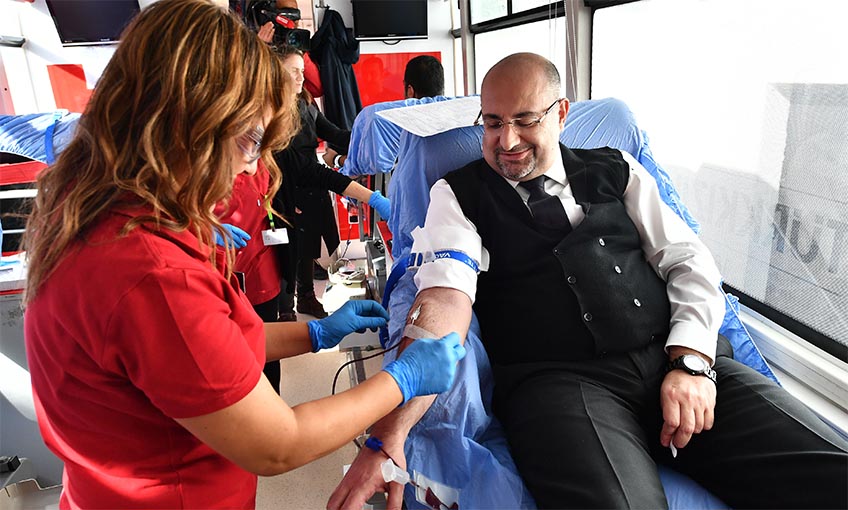 Büyükşehir çalışanlarından “umut” kampanyası