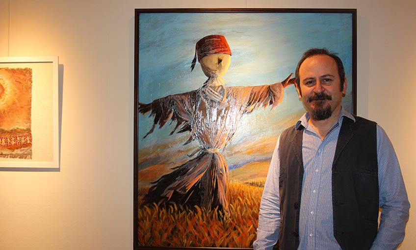 Ege’de “Kökler ve Korkuluklar” Resim Sergisi Sanatseverlerle Buluştu