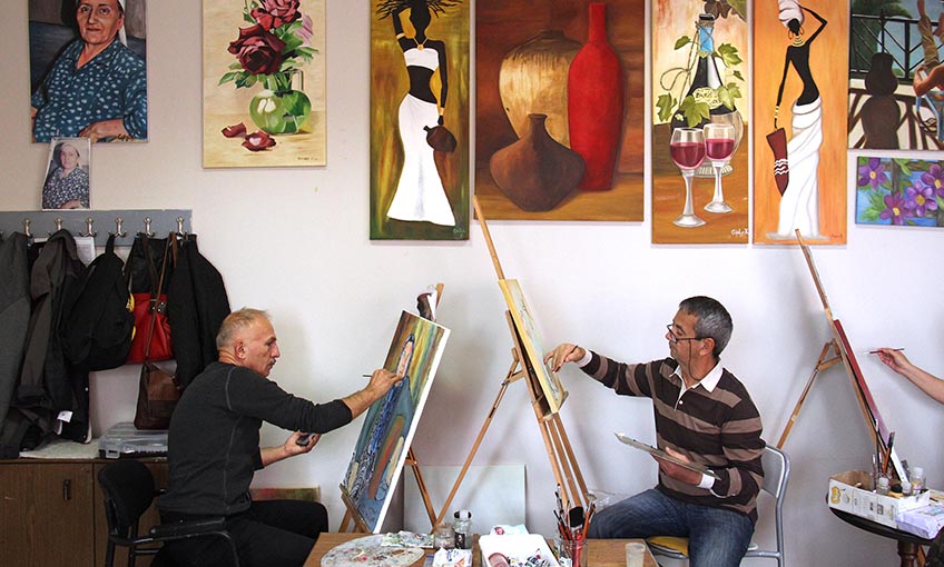 Yılların Hayal ve Özlemleri Tuvalle Buluştu