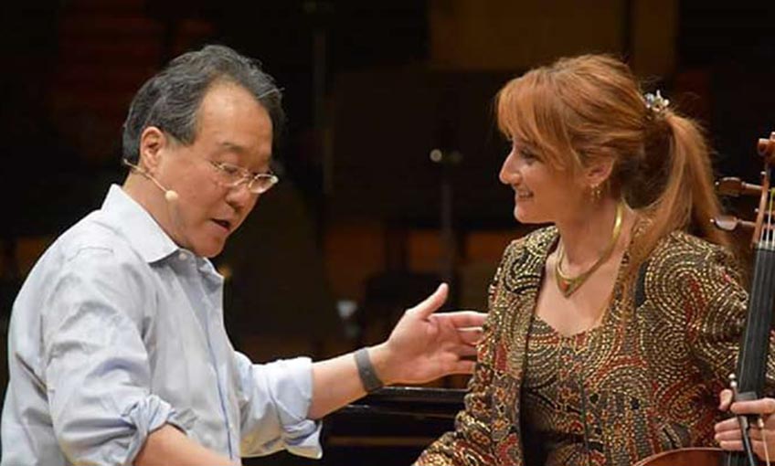 İzmirli Ezgi, Yo-Yo Ma ile Master Klass Konseri Verdi