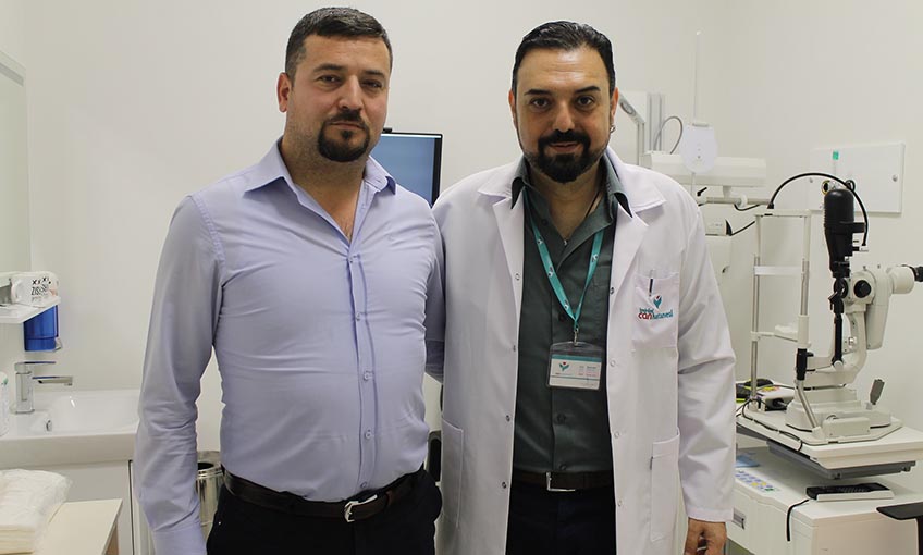 Optik Teknisyeni Can Hastanesi’nde göz sağlığına kavuştu