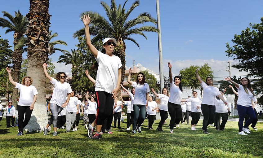 Parklarda spor keyfi