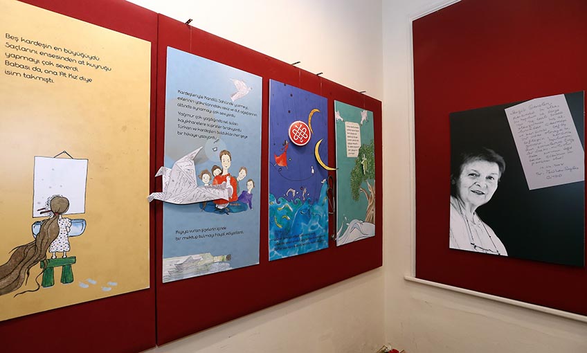 ‘Çizgilerle Türkan Saylan’ Konak’ta Açıldı