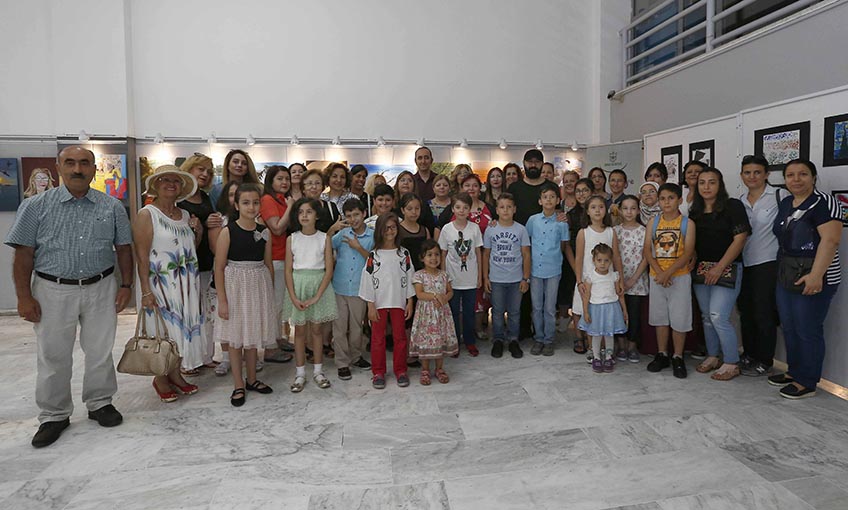 Kursiyerlerin yetenekleri göz doldurdu