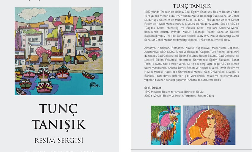 Ressam Tunç Tanışık Selçuk Yaşar Sanat Galerisi’nde