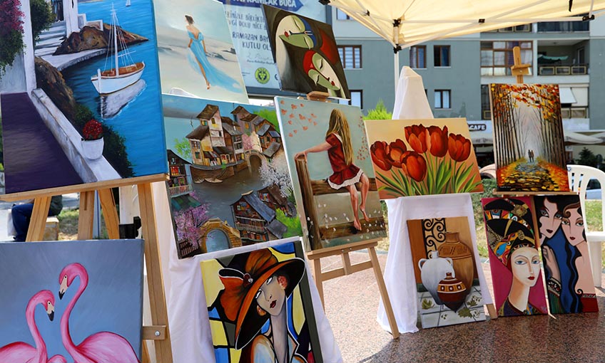 Kursiyerlerden muhteşem sergi