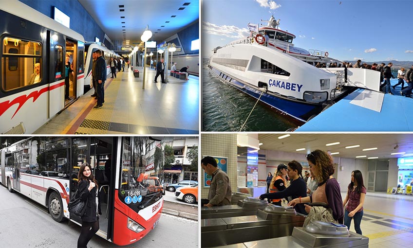 Toplu ulaşıma seçim ayarı