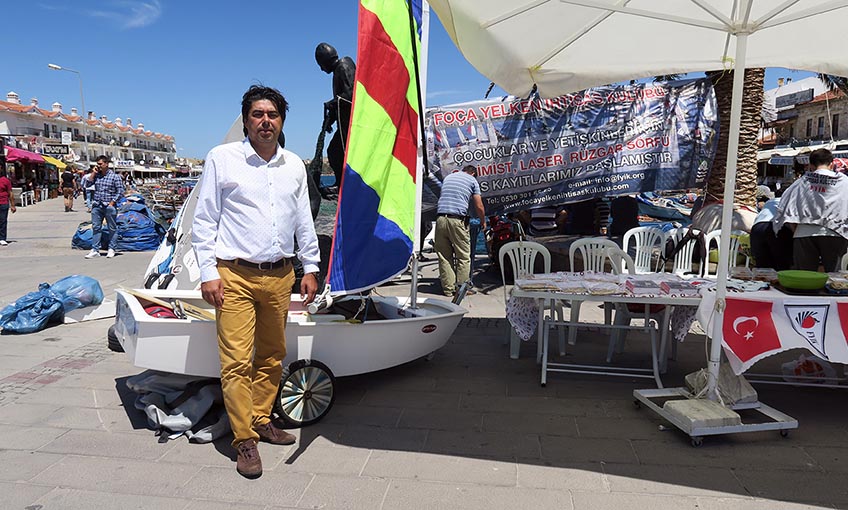 Foça yelken, yaza hazır