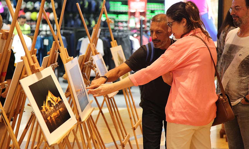 Kursiyerlerin fotoğrafları sergide