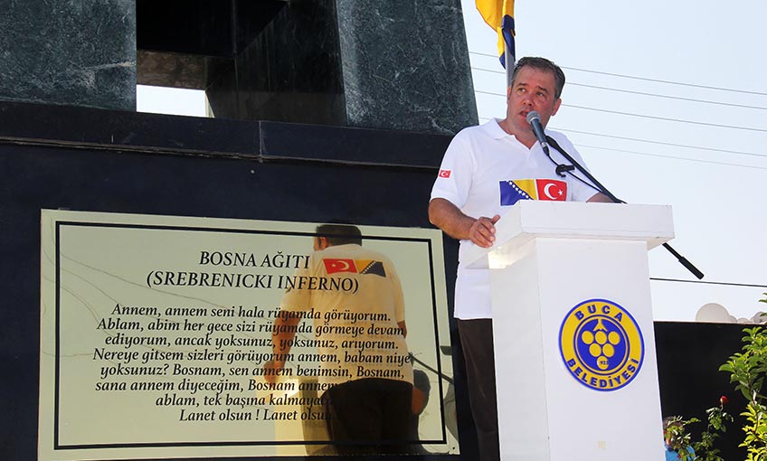 Serebrenitsa Katliamı Buca'da lanetlendi