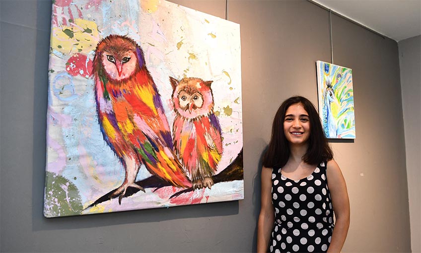 Düşlerini çizdiler