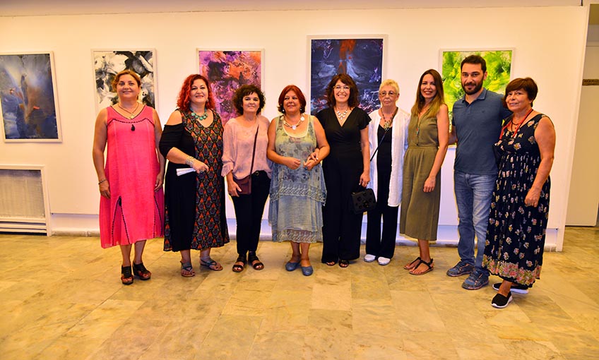 Seven Gen Art sergisi Resim Heykelde