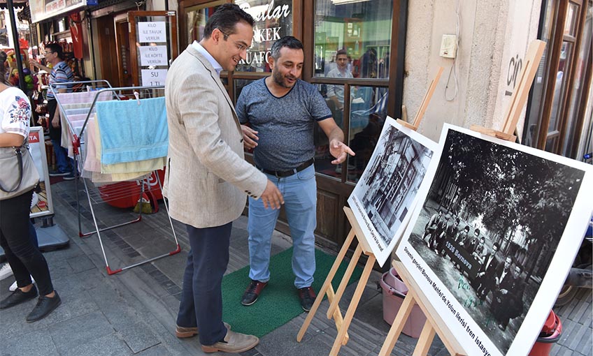 Esnaf vitrinlerinde Bornova