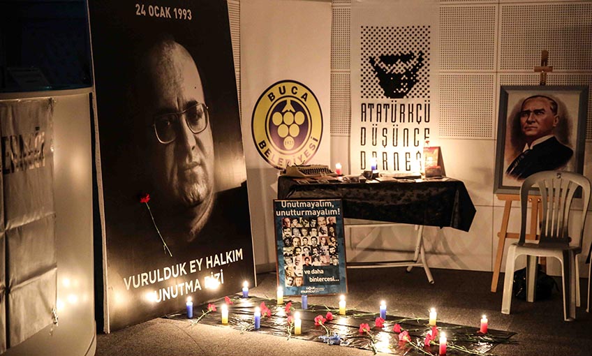 Uğur Mumcu  Buca'da anıldı