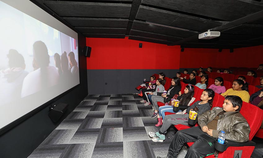 Geleceğin yönetmenleri sinema keyfi yaşadı