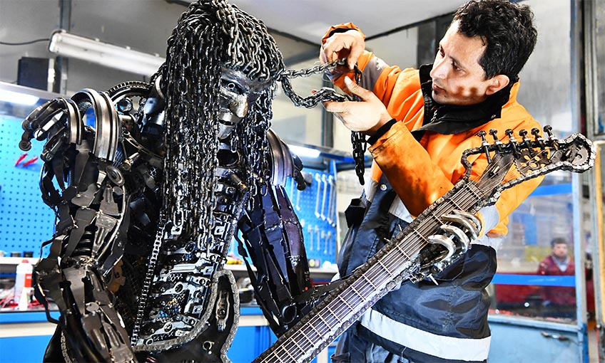 Hurdadan sanat çıktı