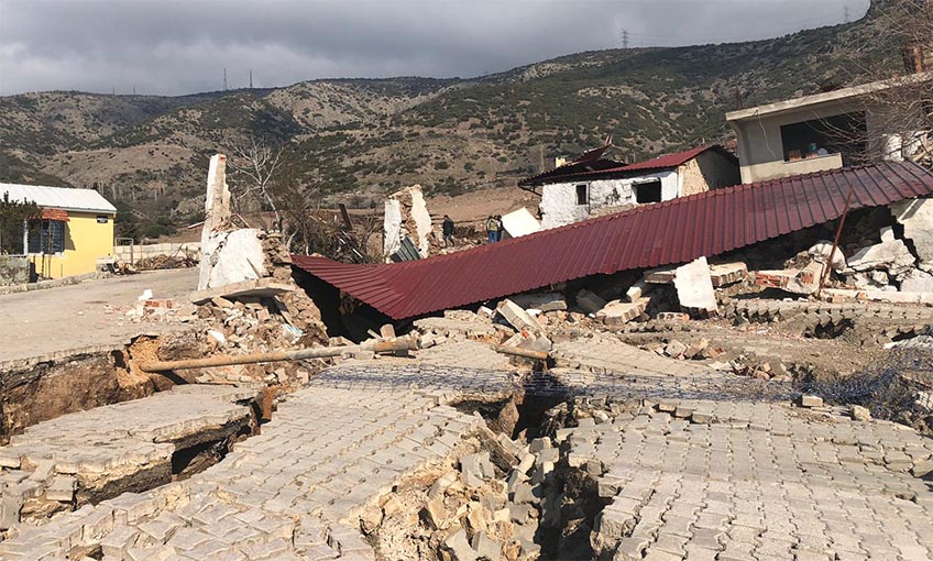 Eğridere’de heyelan