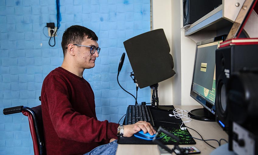 Engelli rapçinin hayali dizide söylemek