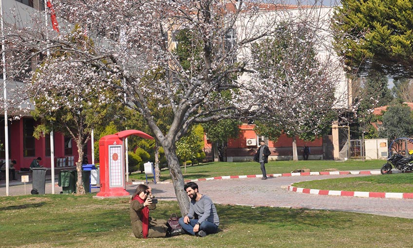 Türkiye’nin en yeşil kampüsünde bahar bir başka güzel