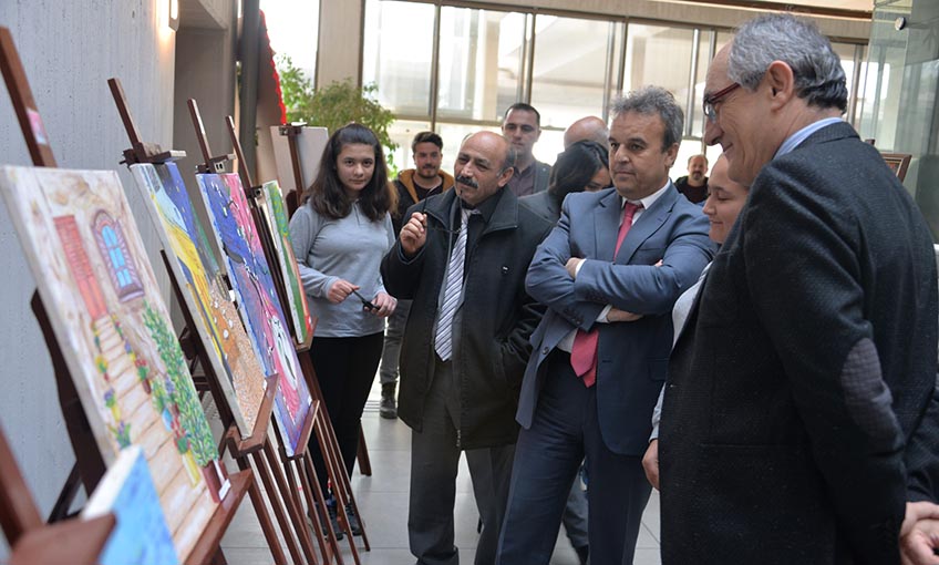 Bergama Dereköy öğrencilerinden nefis sergi