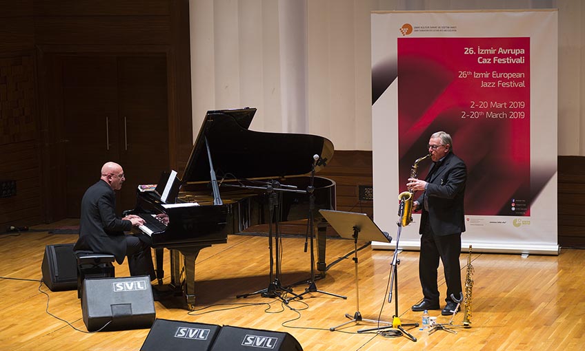 26. İzmir Avrupa Caz Festivali sahnesinde süper ikili