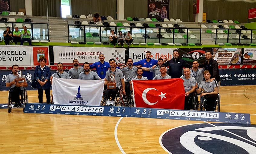 Tekerlekli Sandalye Basketbol Takımı Avrupa üçüncüsü oldu