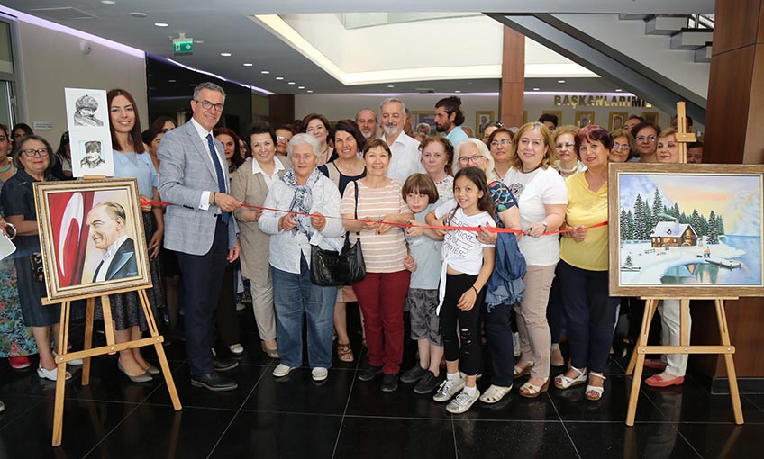 Kursiyerlerden muhteşem sergi