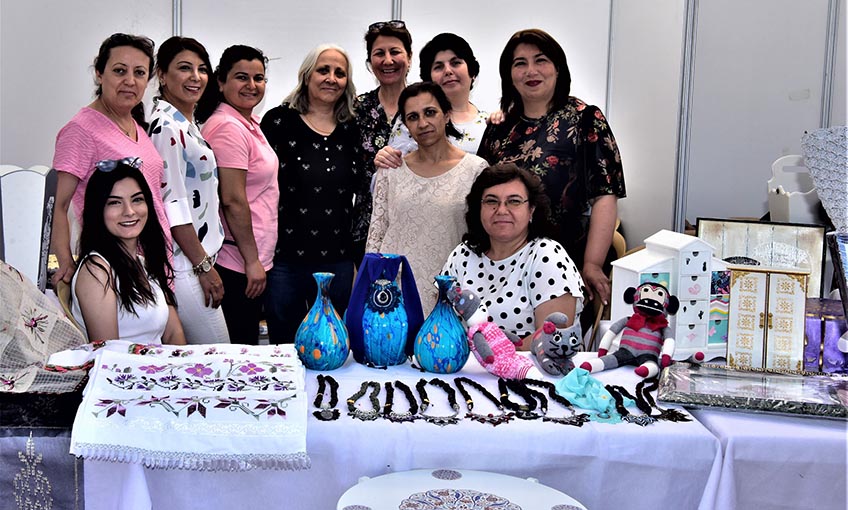 Kursta öğrendikleriyle sergi açtılar