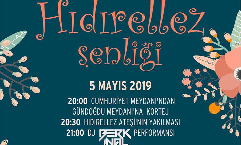 Hıdırellez ateşi Gündoğdu Meydanı'nda yanacak