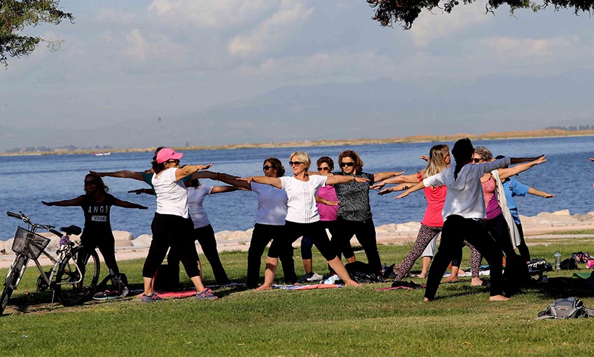 Karşıyaka’da yoga buluşması