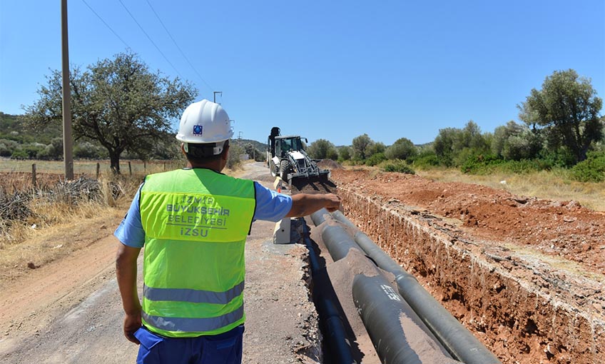 Foça’da su şebekesine tarihi yatırım