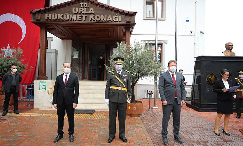 Kaymakam Önder Can tebrikleri kabul etti