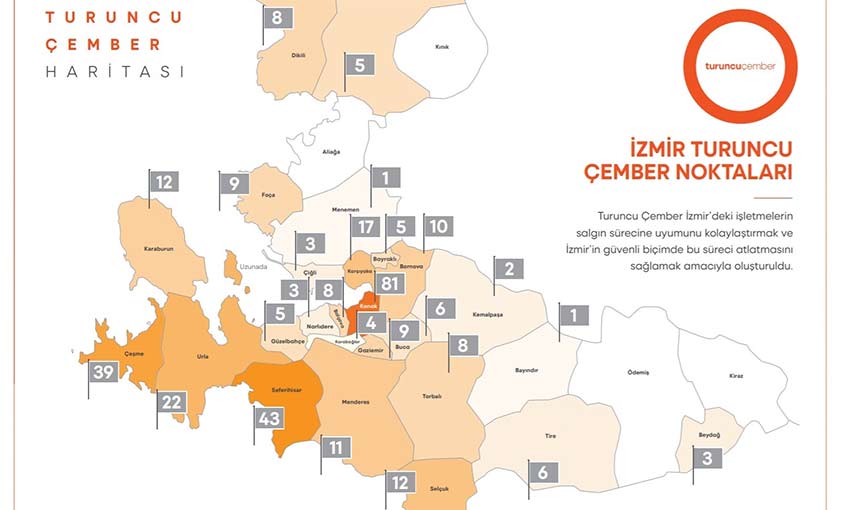 Turuncu Çember Karabağlar, Torbalı, Menemen’de