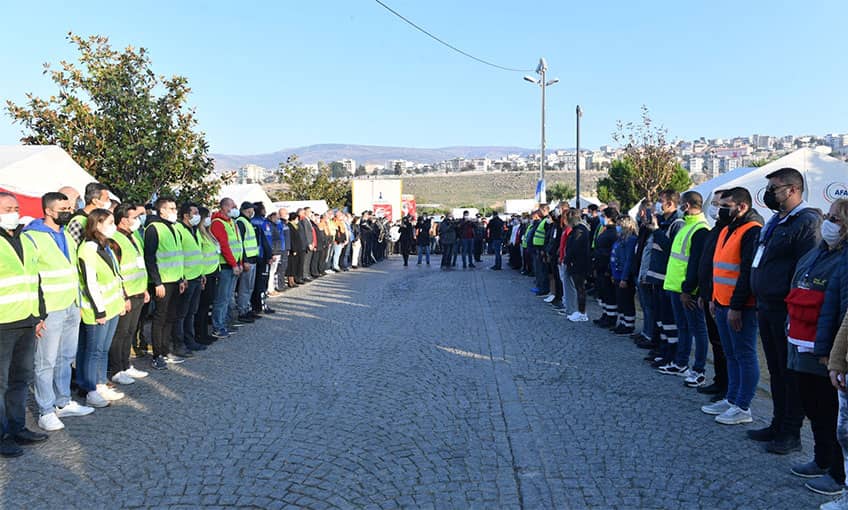 Çadır kentte duygusal anma