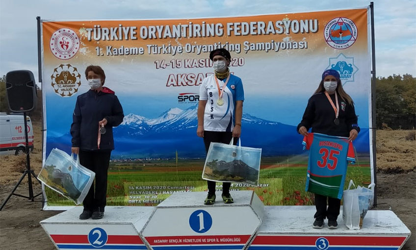 Bostanlıspor’a oryantiring de 1 ikincilik, 1 üçüncülük…