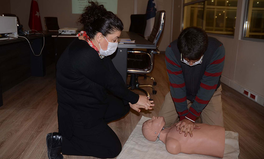 Belediye personeline hayat kurtaran eğitim