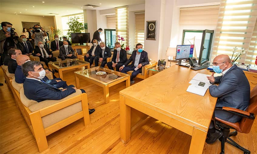 Hisarcıklıoğlu’ndan Başkan Soyer’e ziyaret